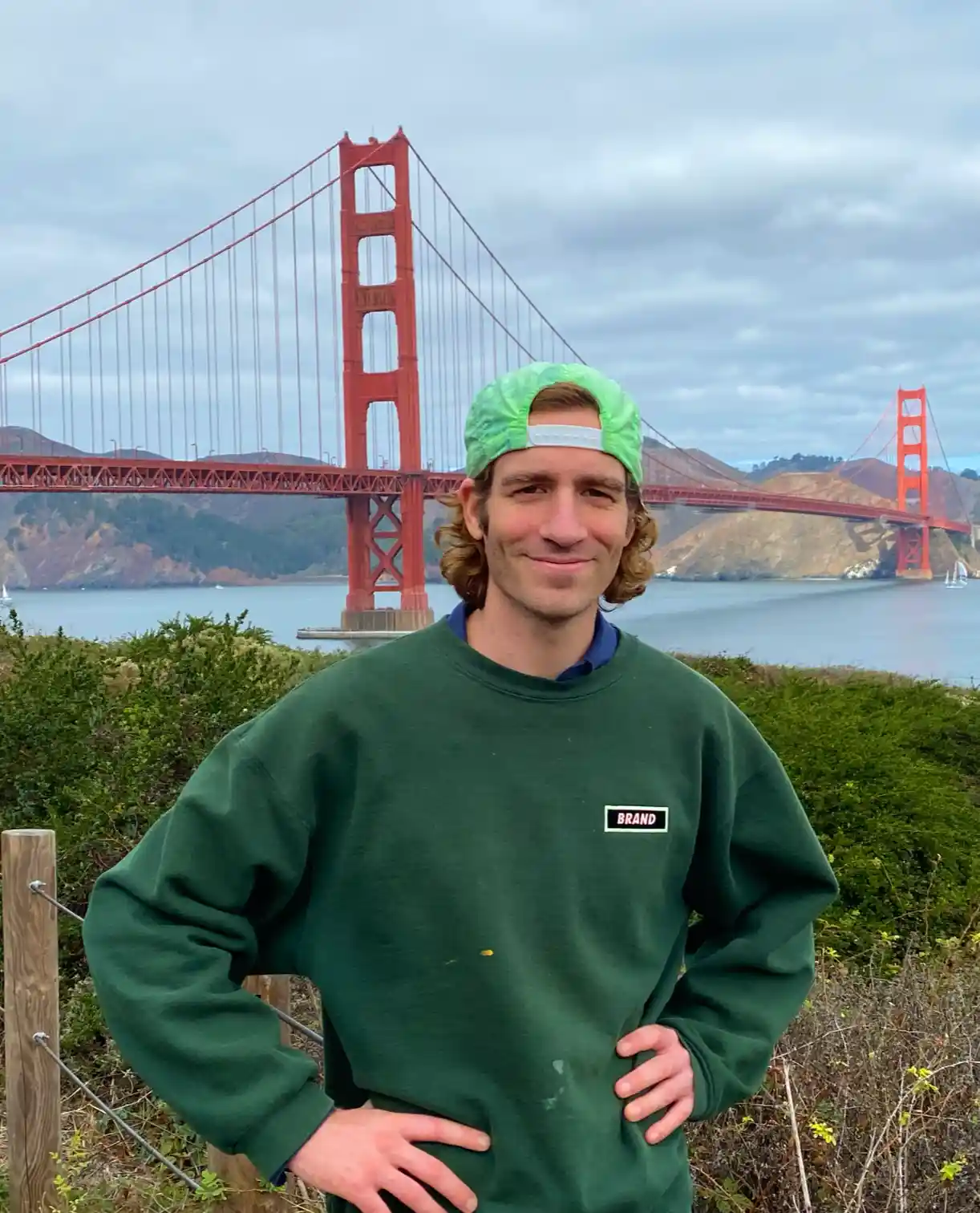 Me in front of the golden gate bridge